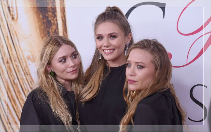 Мэри-Кейт, Эшли и Элизабет Олсен.